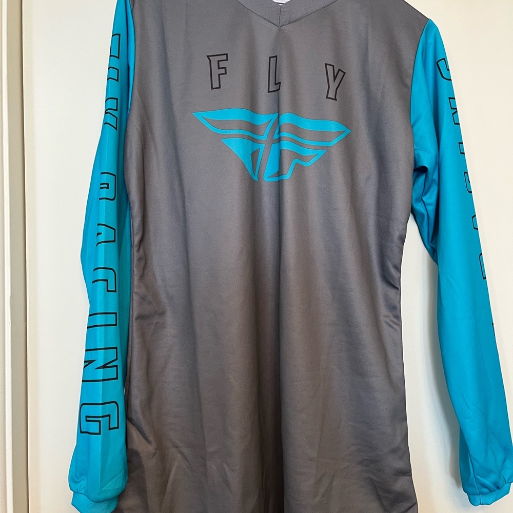 Fly Racing Women's Essential Gray Riding Gear - Picture 4 of 6
